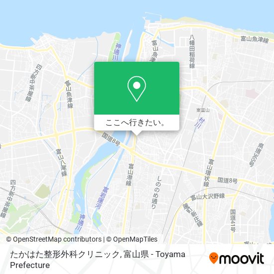 たかはた整形外科クリニック地図