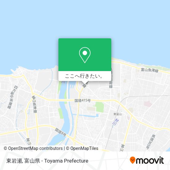 東岩瀬地図
