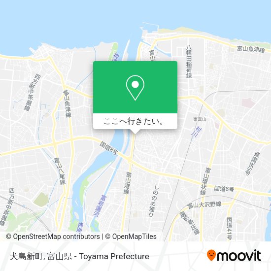 犬島新町地図