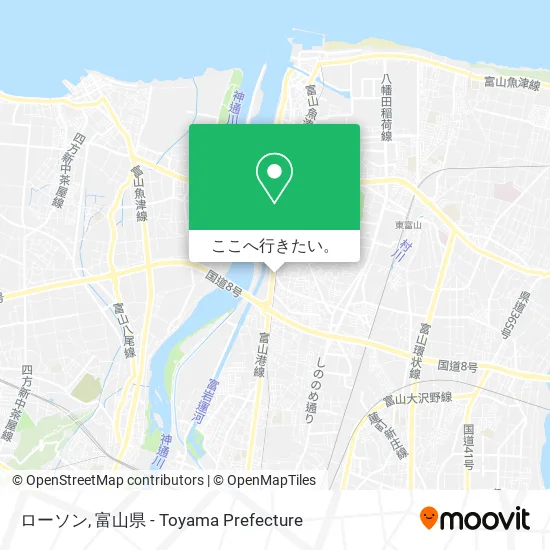ローソン地図