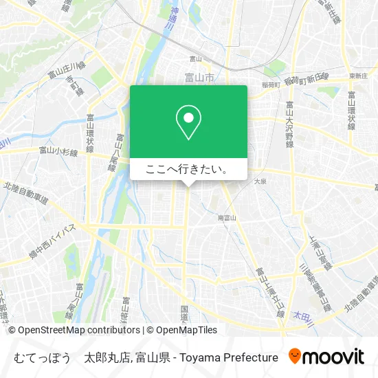 むてっぽう　太郎丸店地図