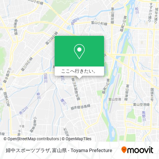 婦中スポーツプラザ地図