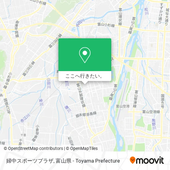 婦中スポーツプラザ地図