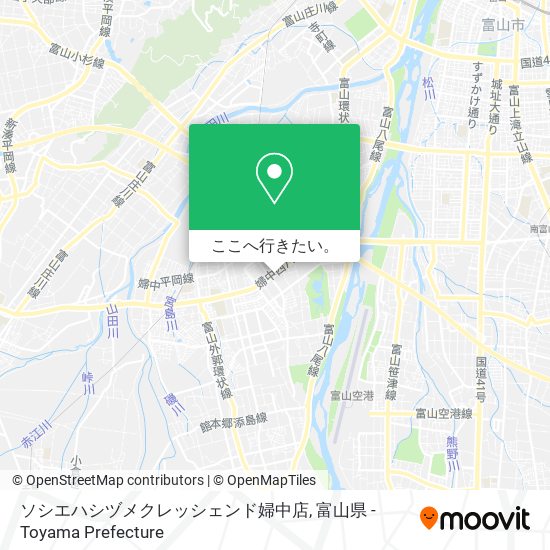 ソシエハシヅメクレッシェンド婦中店地図