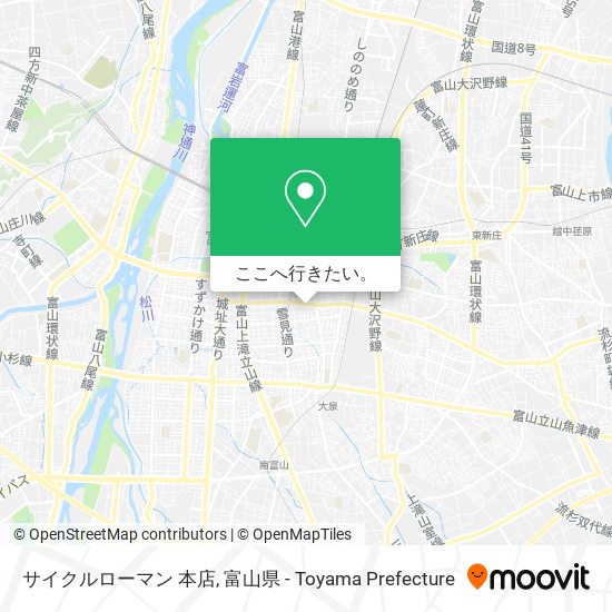 サイクルローマン 本店地図