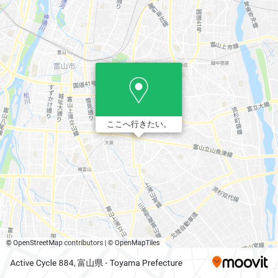 Active Cycle 884地図