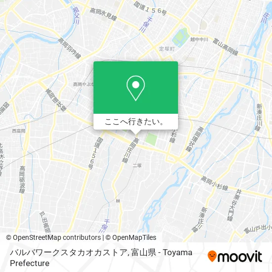バルバワークスタカオカストア地図