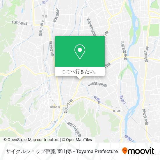 サイクルショップ伊藤地図