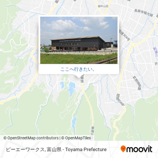 ピーエーワークス地図