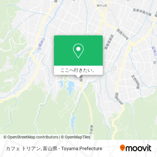 カフェ トリアン地図