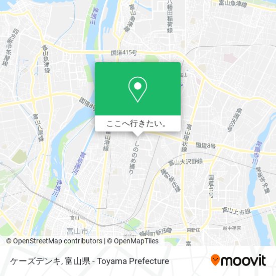 ケーズデンキ地図