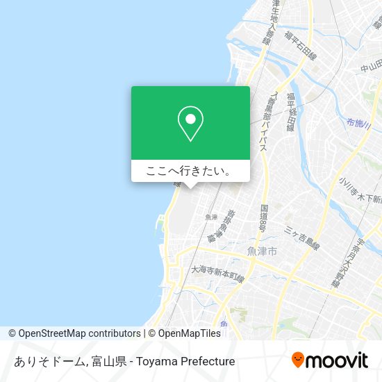 ありそドーム地図