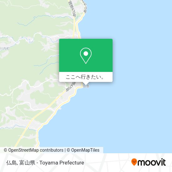 仏島地図