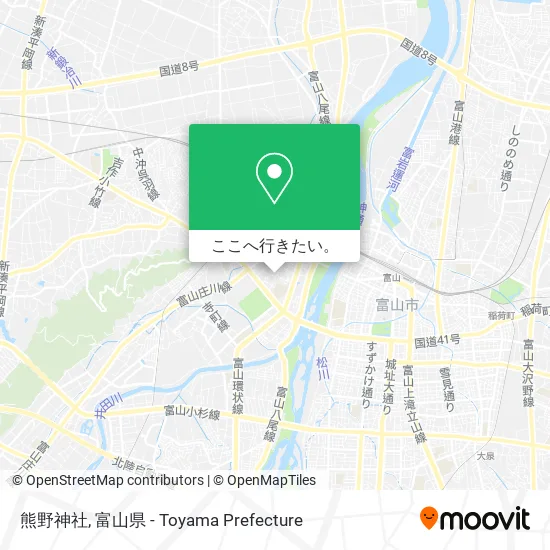 熊野神社地図
