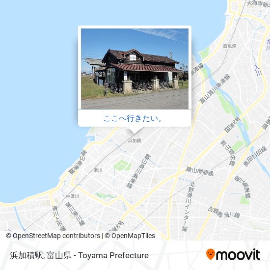 浜加積駅地図