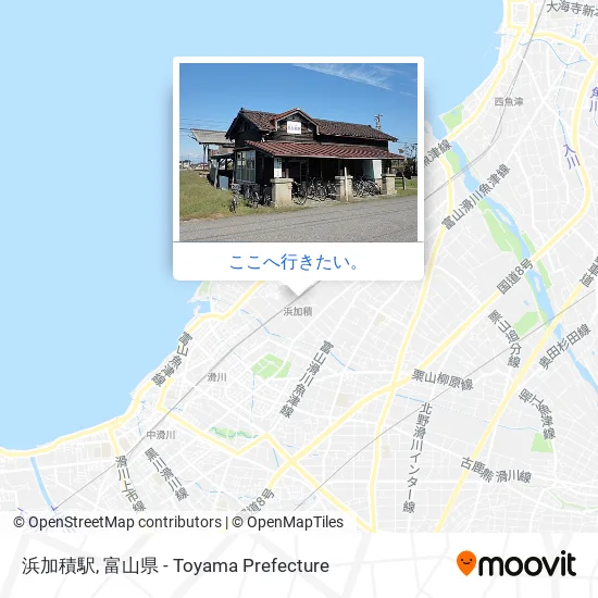 浜加積駅地図