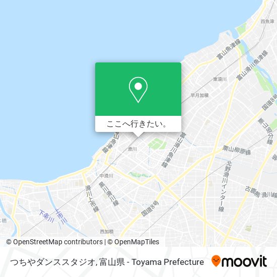 つちやダンススタジオ地図
