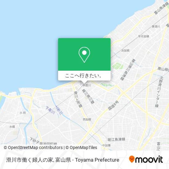 滑川市働く婦人の家地図
