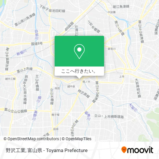 野沢工業地図