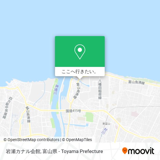 岩瀬カナル会館地図