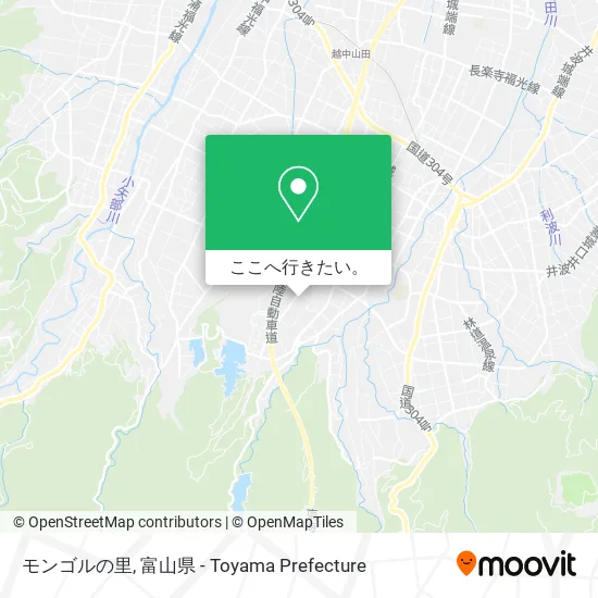 モンゴルの里地図