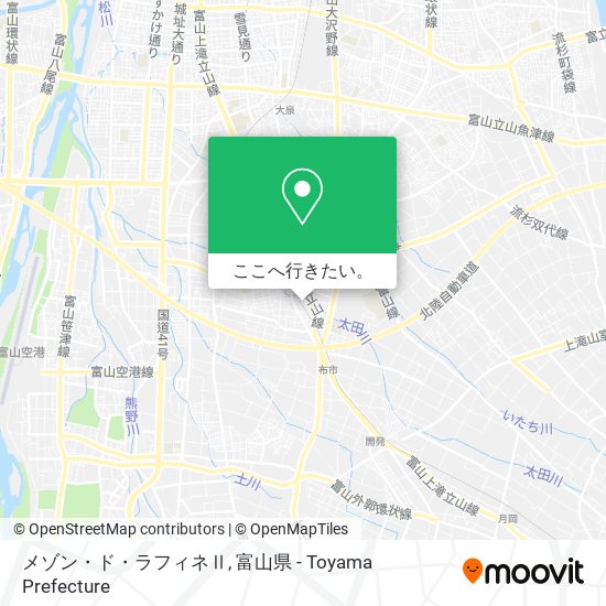 メゾン・ド・ラフィネⅡ地図