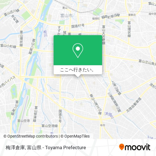 梅澤倉庫地図