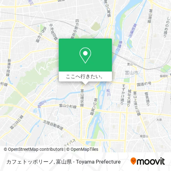 カフェトッポリーノ地図