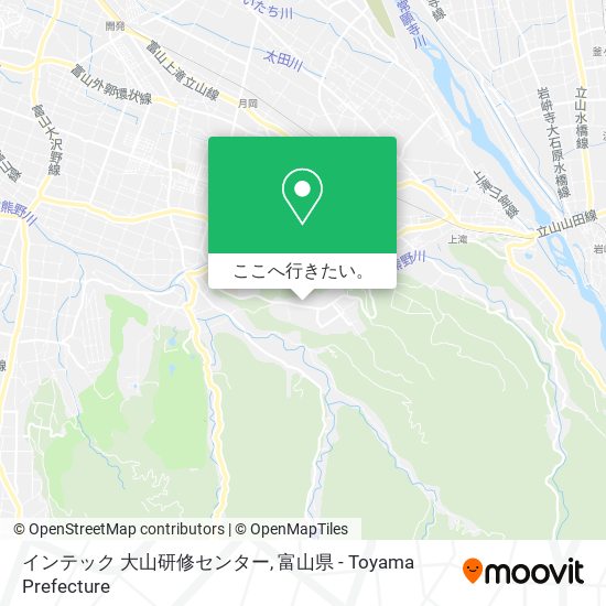 インテック 大山研修センター地図