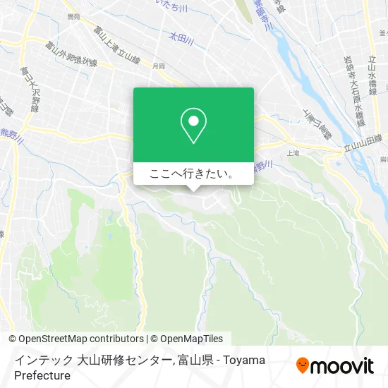 インテック 大山研修センター地図