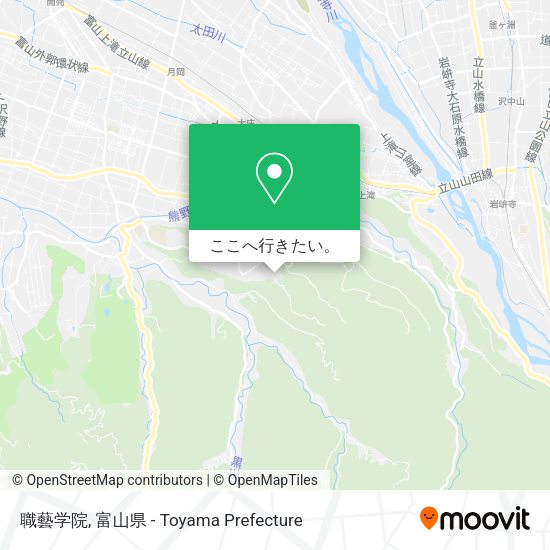 職藝学院地図