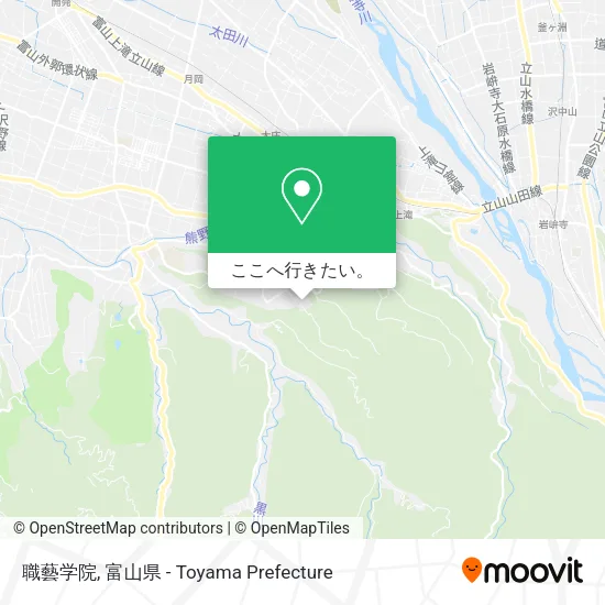 職藝学院地図