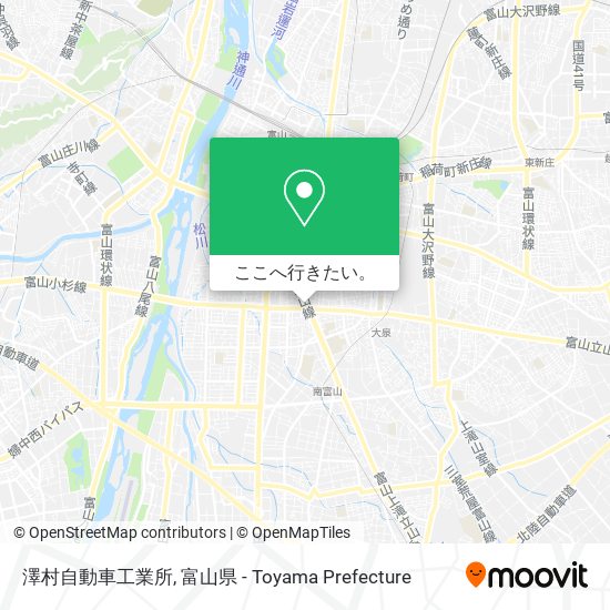 澤村自動車工業所地図