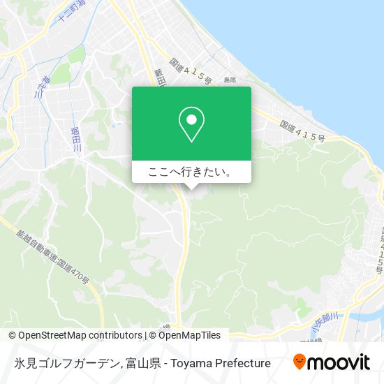 氷見ゴルフガーデン地図