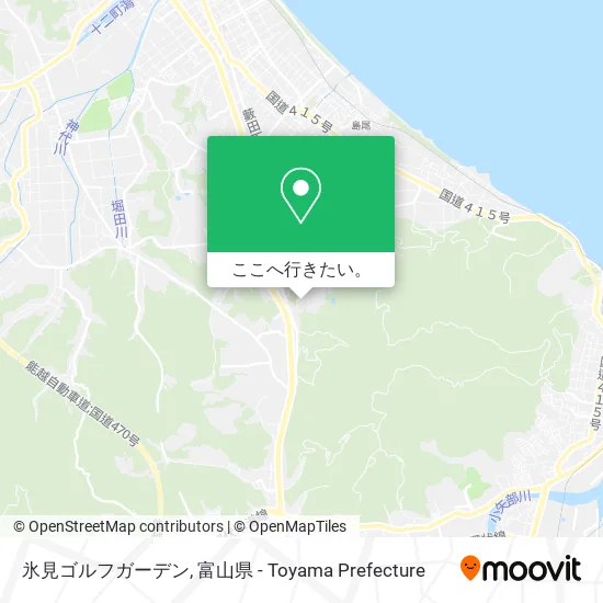 氷見ゴルフガーデン地図