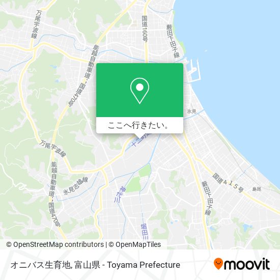 オニバス生育地地図