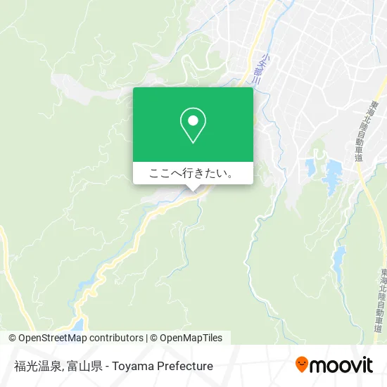 福光温泉地図