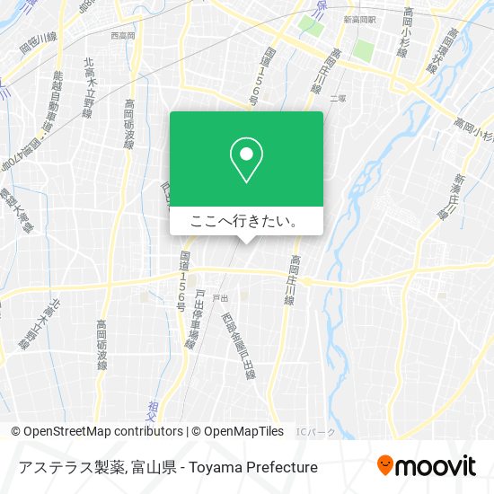 アステラス製薬地図