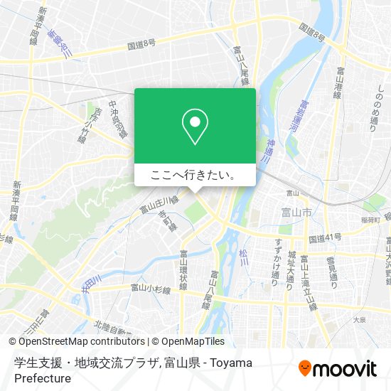 学生支援・地域交流プラザ地図