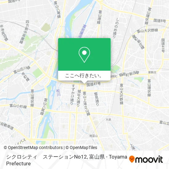 シクロシティ　ステーションNo12地図