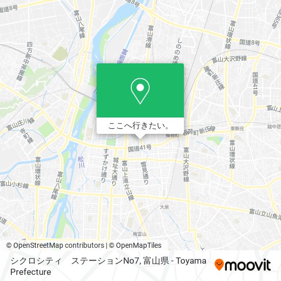 シクロシティ　ステーションNo7地図