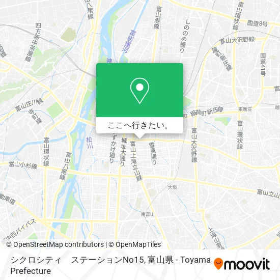 シクロシティ　ステーションNo15地図