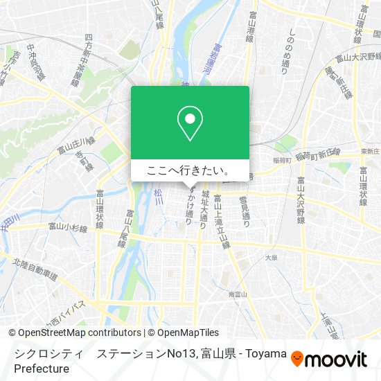 シクロシティ　ステーションNo13地図