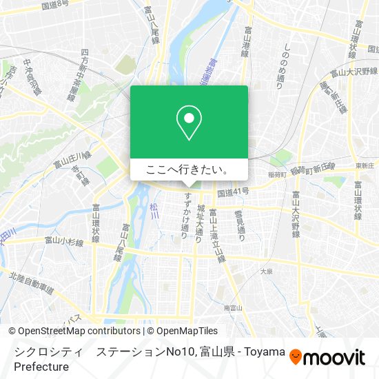 シクロシティ　ステーションNo10地図