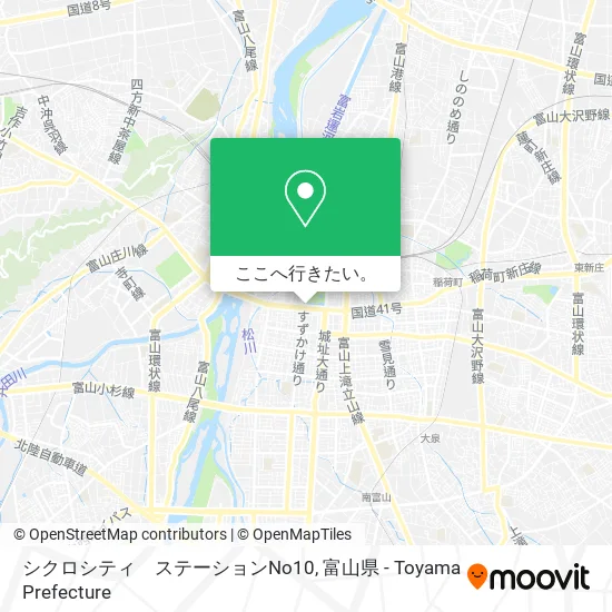 シクロシティ　ステーションNo10地図