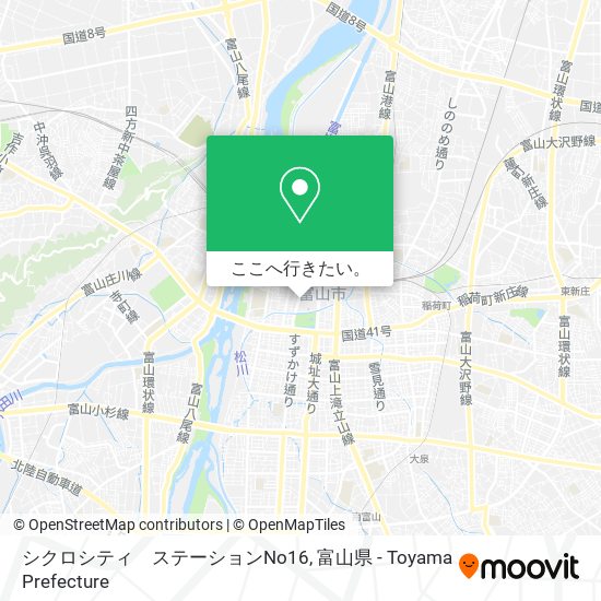 シクロシティ　ステーションNo16地図