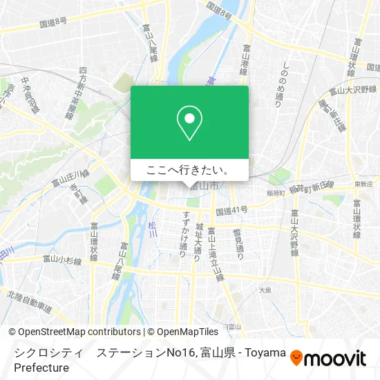 シクロシティ　ステーションNo16地図