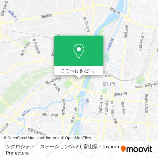 シクロシティ　ステーションNo20地図