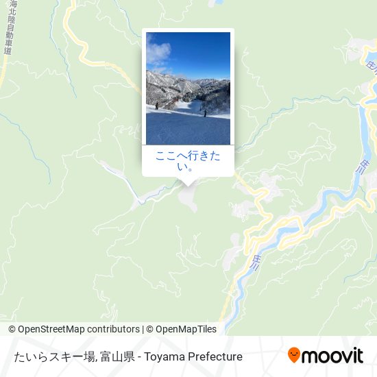 たいらスキー場地図