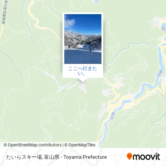 たいらスキー場地図